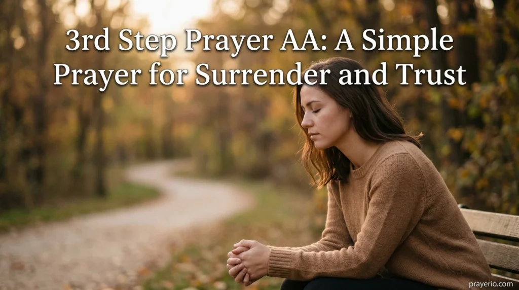 3rd Step Prayer AA: A Simple Prayer for Surrender and Trust