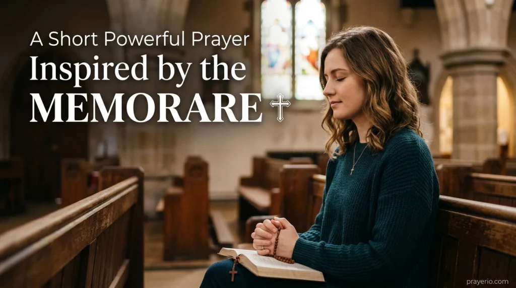 A Short Powerful Prayer Inspired by the Memorare