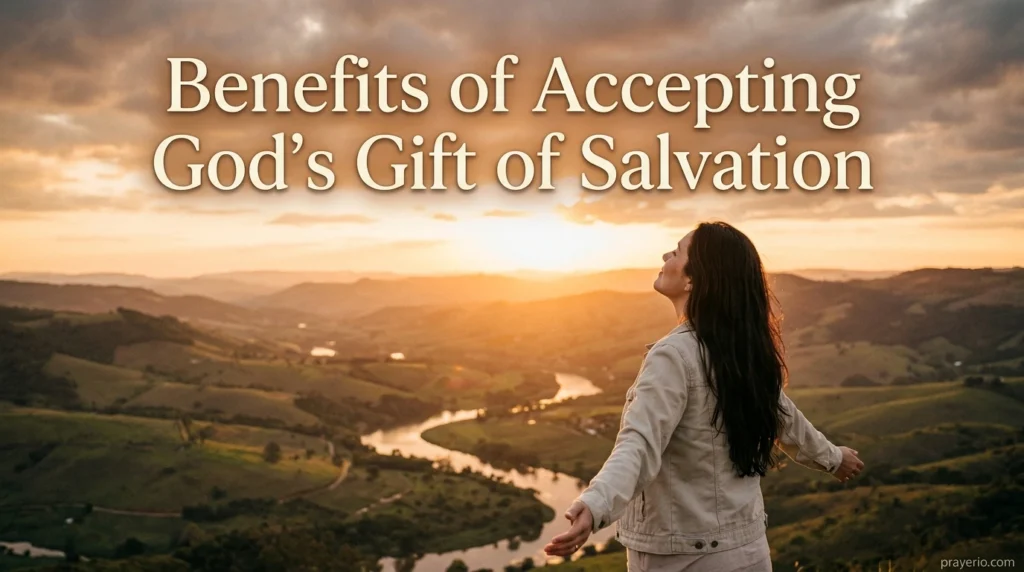 Benefits of Accepting God's Gift of Salvation