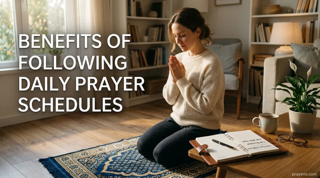 Benefits of Following Daily Prayer Schedules
