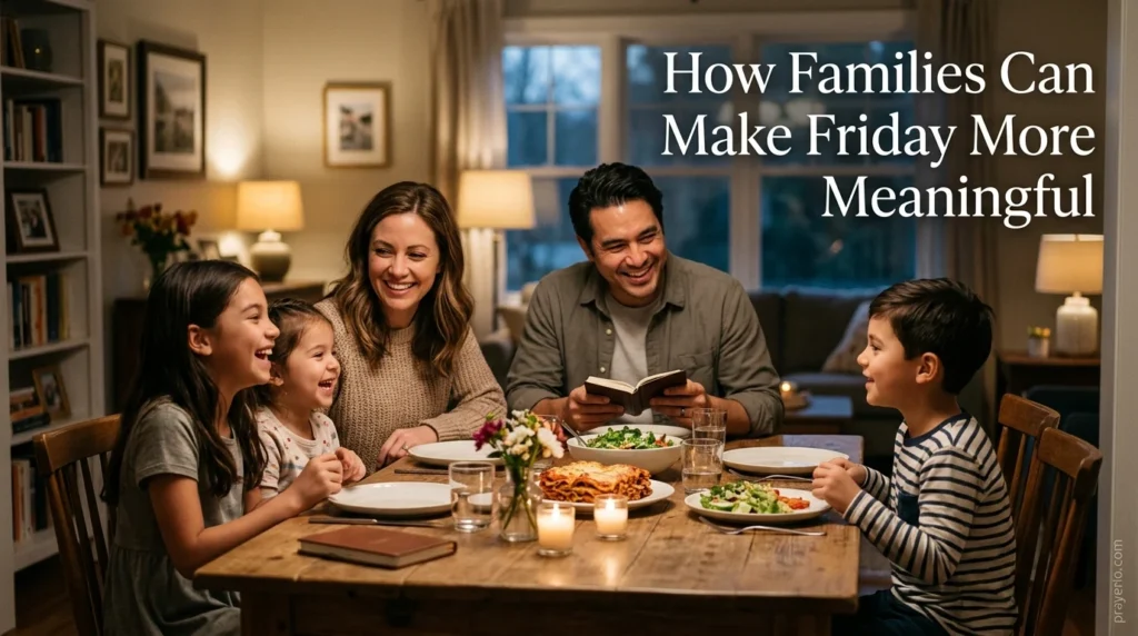 How Families Can Make Friday More Meaningful