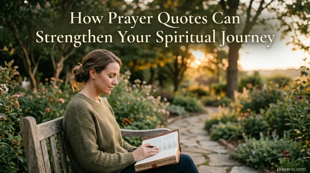 How Prayer Quotes Can Strengthen Your Spiritual Journey