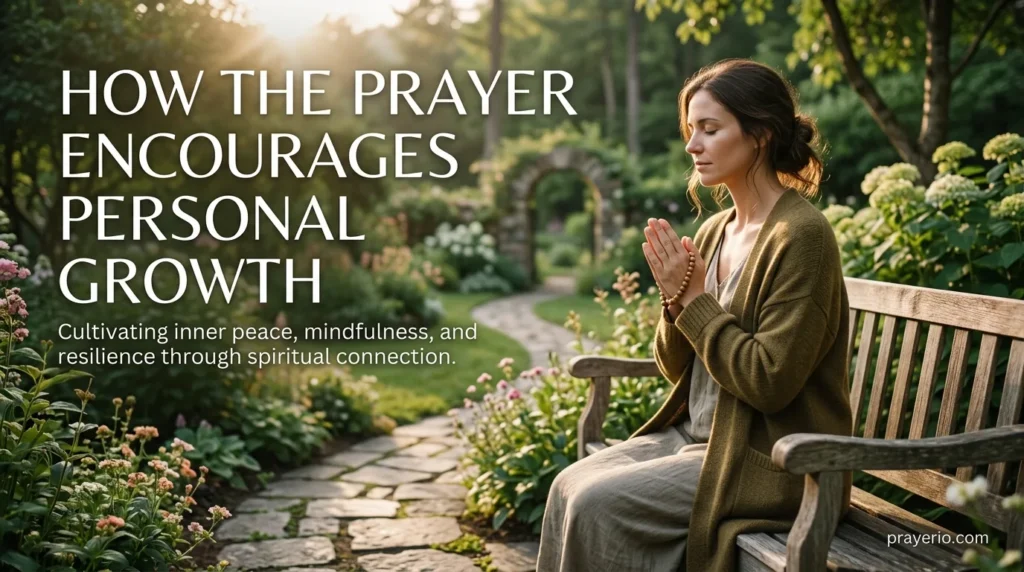 How the Prayer Encourages Personal Growth