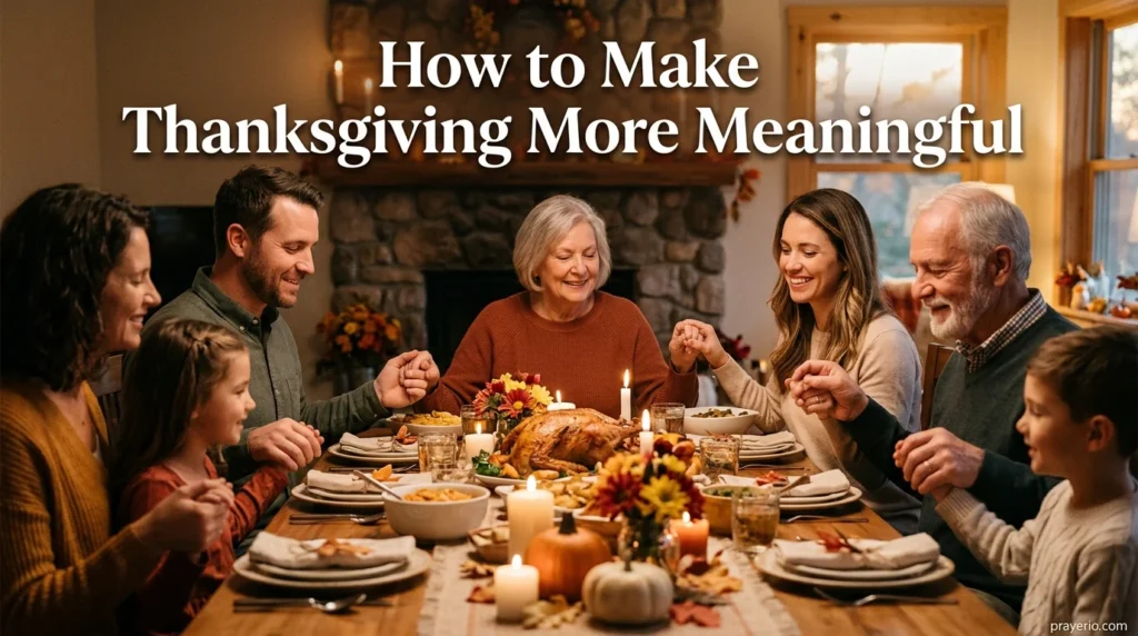How to Make Thanksgiving More Meaningful