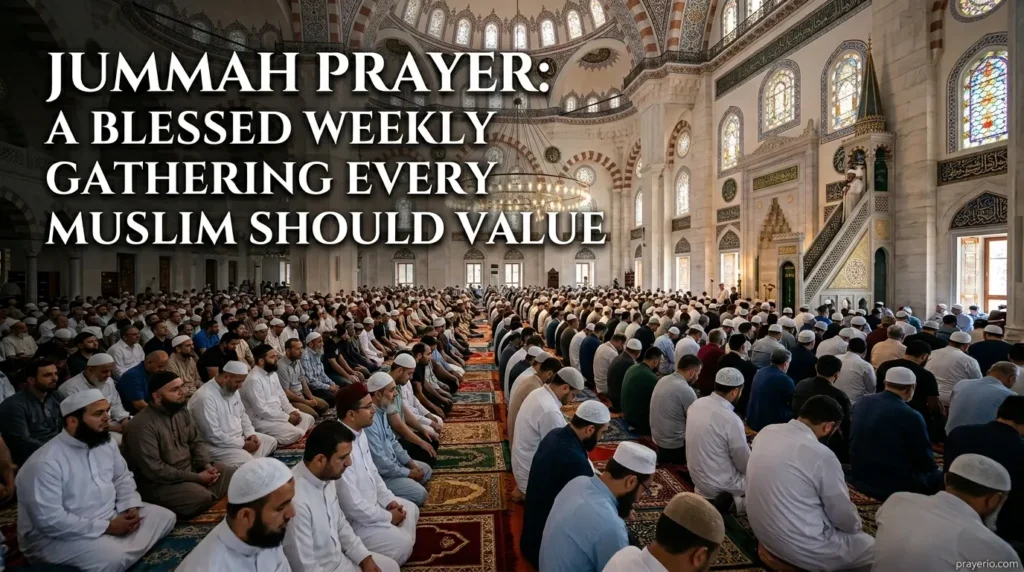 Jummah Prayer: A Blessed Weekly Gathering Every Muslim Should Value