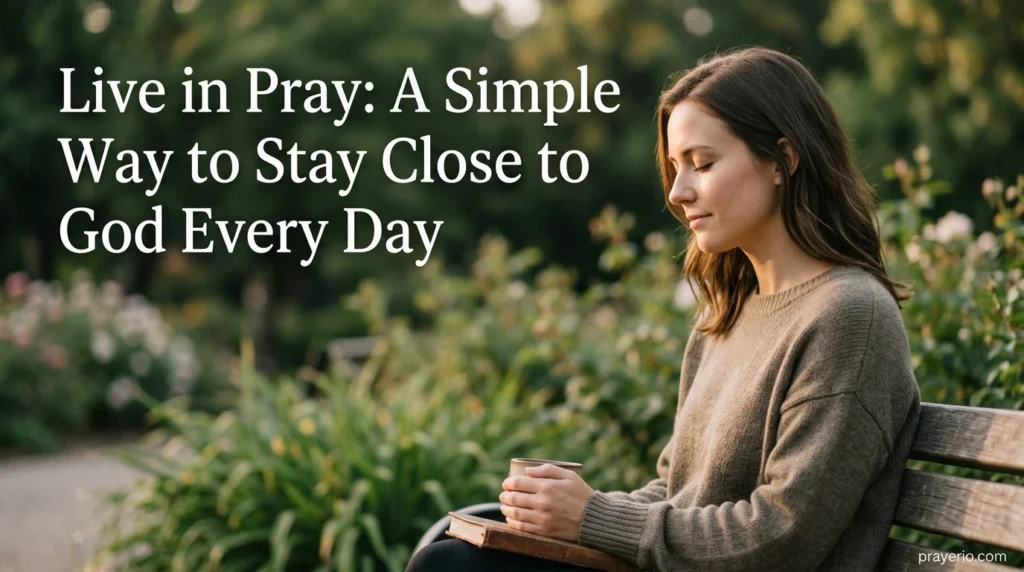 Live in Pray: A Simple Way to Stay Close to God Every Day