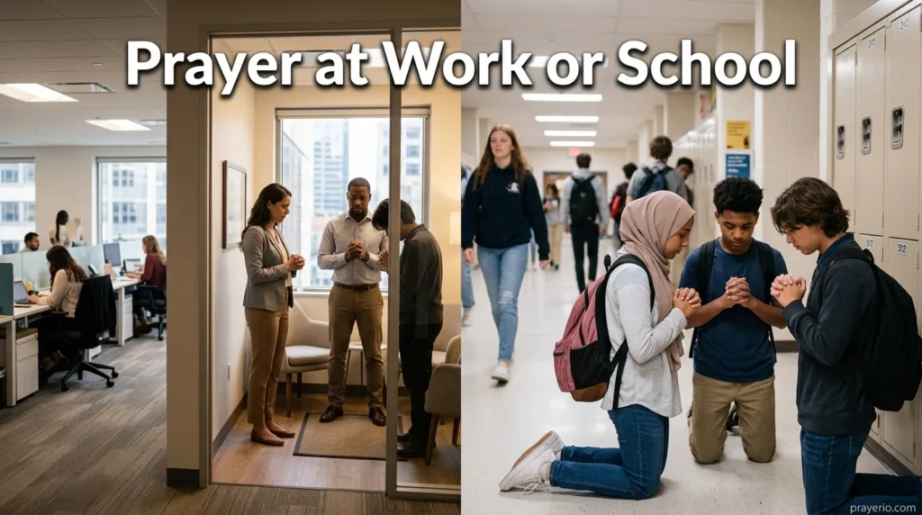 Prayer at Work or School