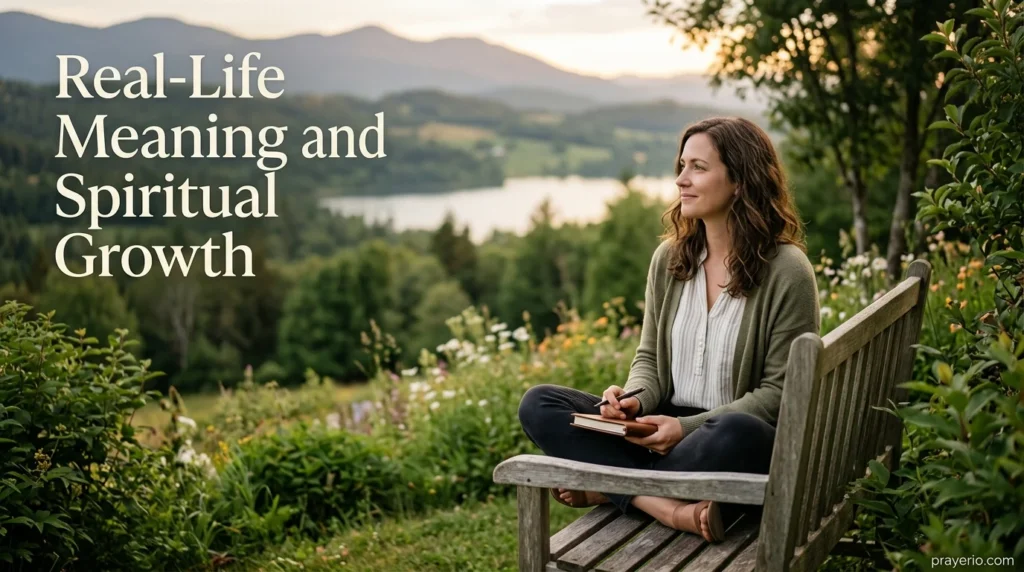 Real-Life Meaning and Spiritual Growth