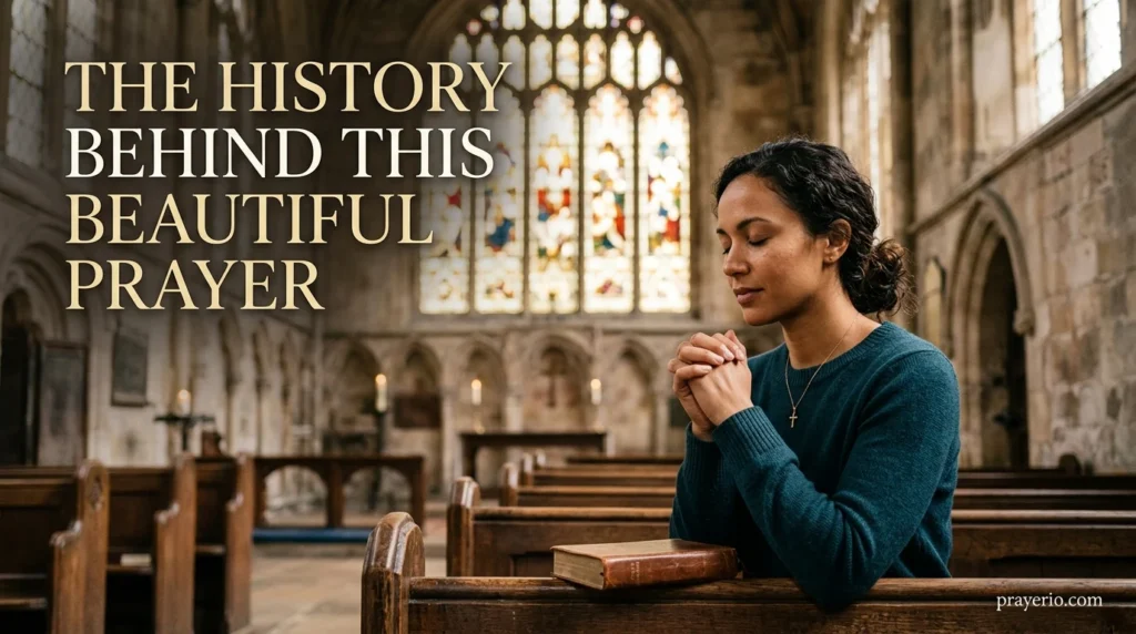 The History Behind This Beautiful Prayer