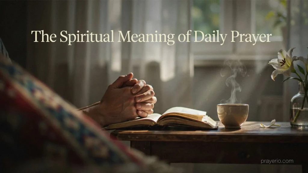 The Spiritual Meaning of Daily Prayer