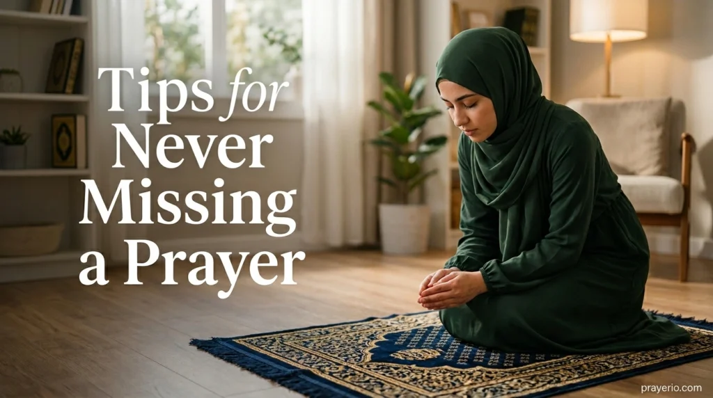 Tips for Never Missing a Prayer