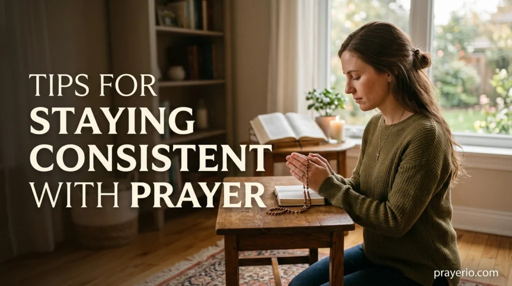 Tips for Staying Consistent with Prayer