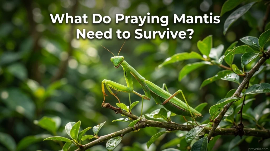 What Do Praying Mantis Need to Survive?