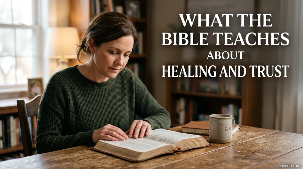 What the Bible Teaches About Healing and Trust