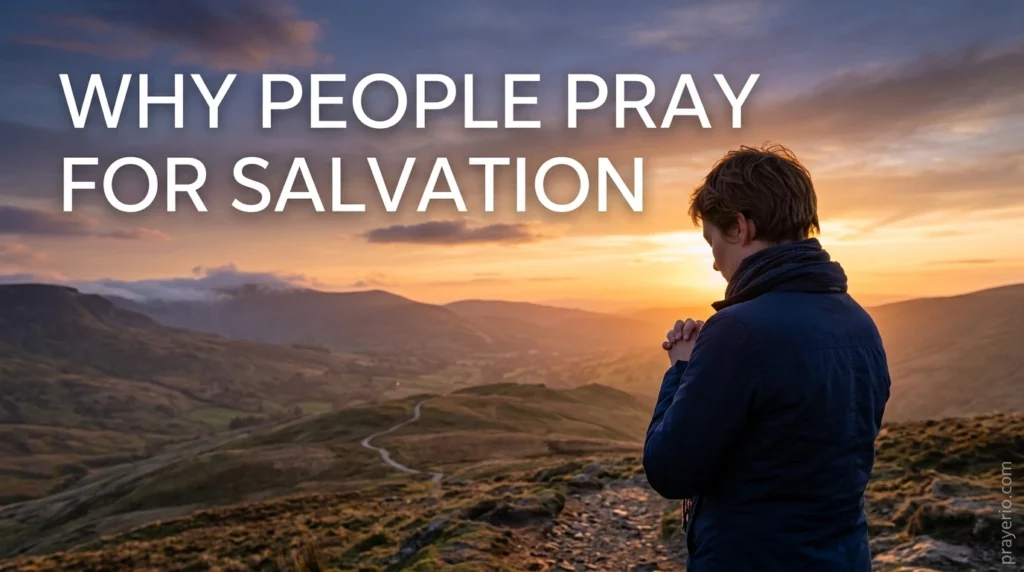 Why People Pray for Salvation