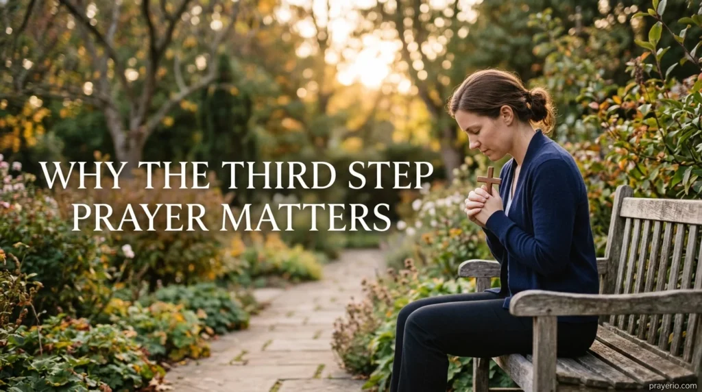 Why the Third Step Prayer Matters